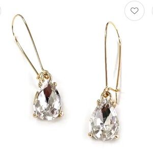 Elegant Gold and Silver Teardrop Earrings